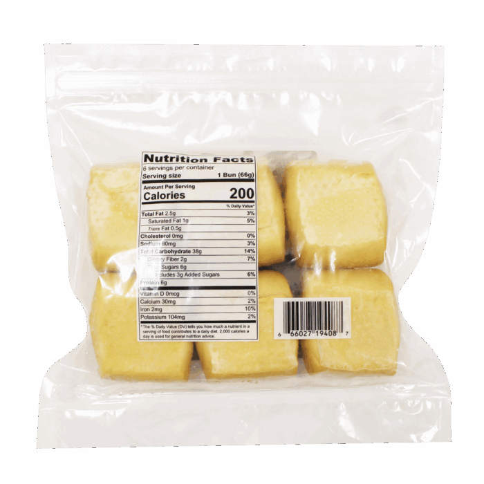 Myriad Foods Steamed Buns with Dark Brown Sugar - Image 2