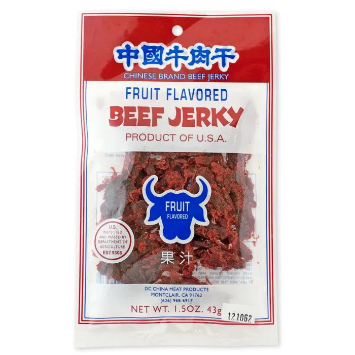 Chinese Brand Fruit Flavored Beef Jerky - Image 2