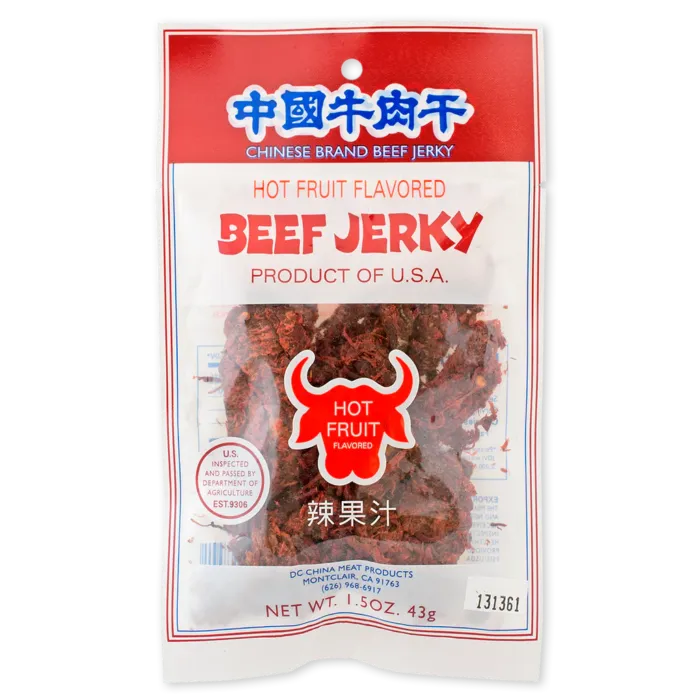 Chinese Brand Hot Fruit Flavored Beef Jerky - Image 2