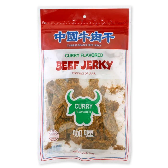 Chinese Brand Curry Flavored Beef Jerky