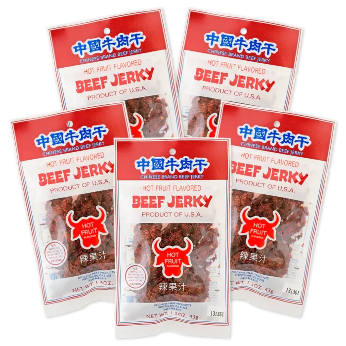 Chinese Brand Hot Fruit Flavored Beef Jerky - Image 3