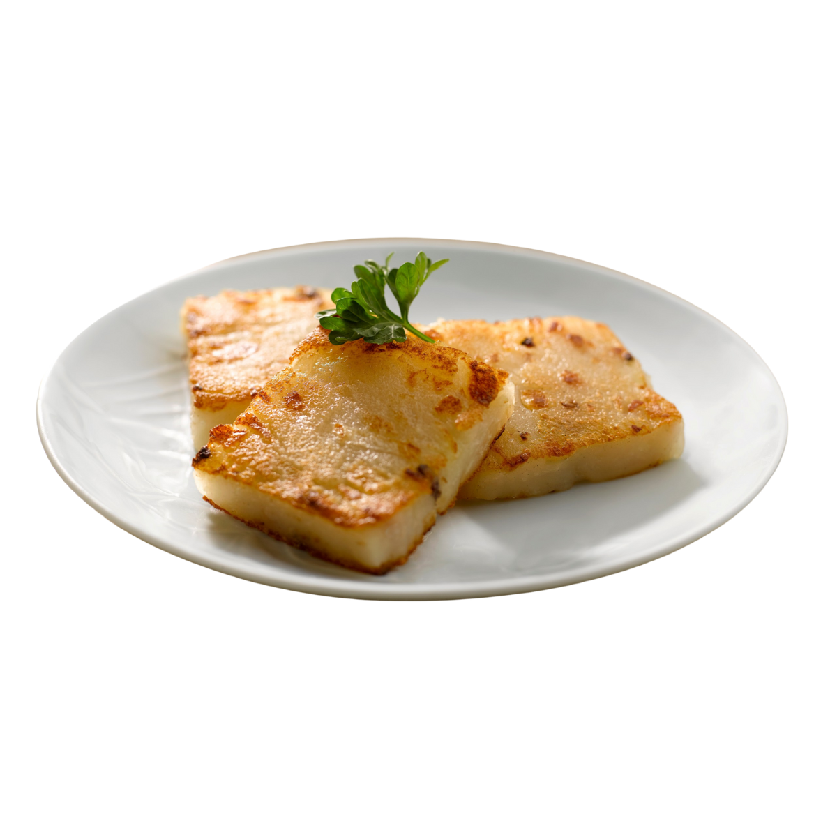 radish cake isolated