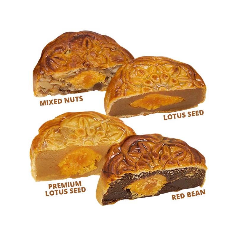 Quê Hương Assorted Mooncake with Egg Yolk