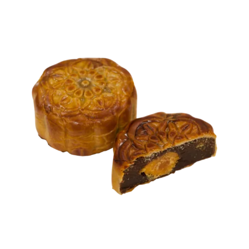 Quê Hương Red Bean Mooncake with Egg Yolk