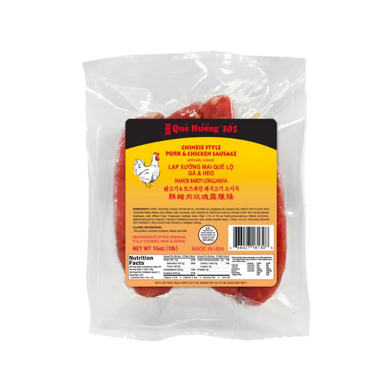Quê Hương SỐ1 Chinese Style Pork & Chicken Sausage